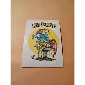 1983 General Mills Zero Hero Trading Card Sticker Vintage #64 Bird Boy